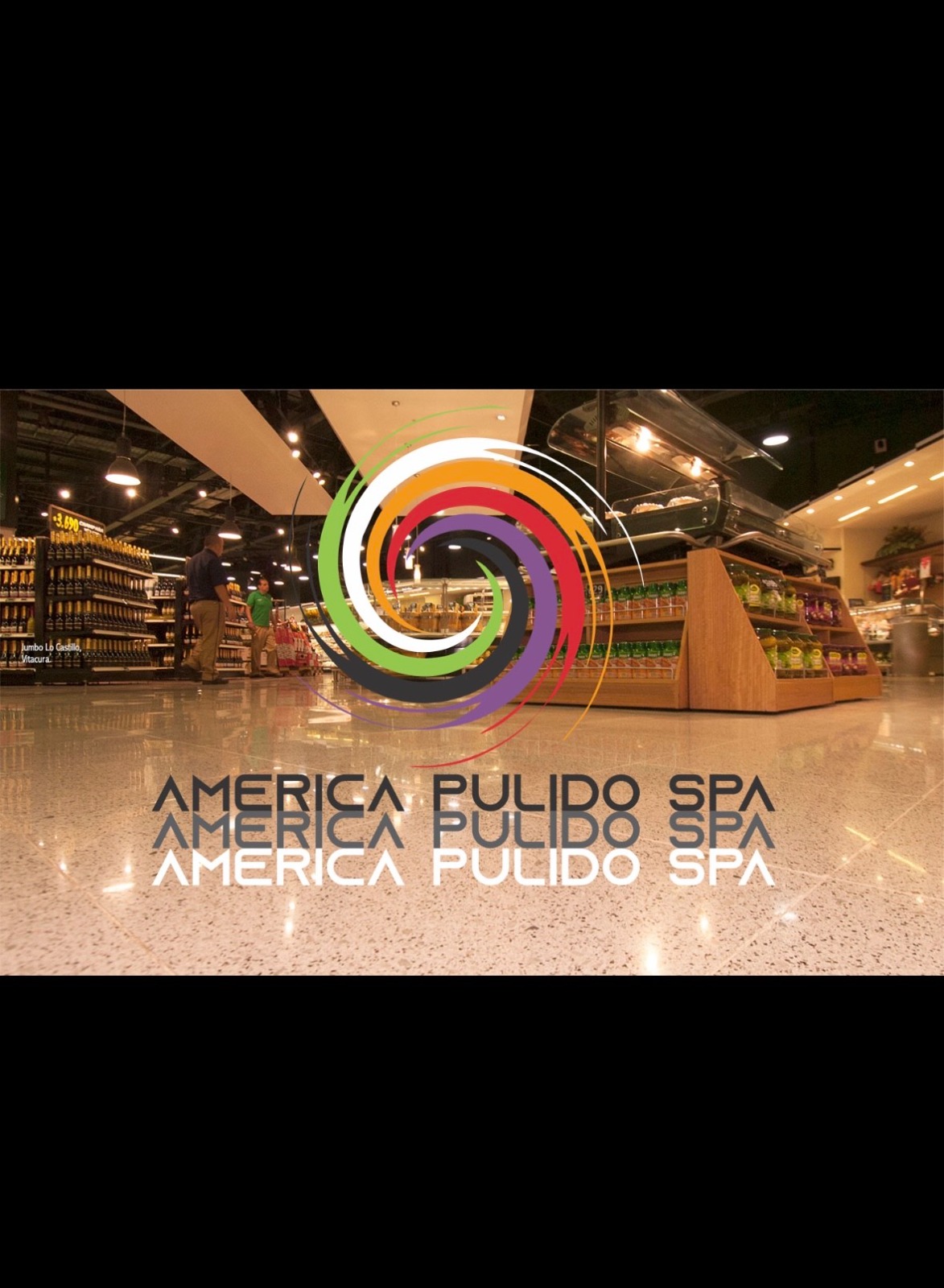 Pulido de piso de hormigón industrial en local comercial con alta reflectancia