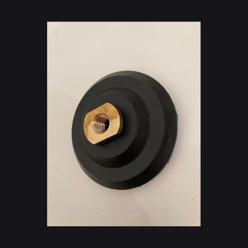 Base para pulir reforzada goma y bronce M14